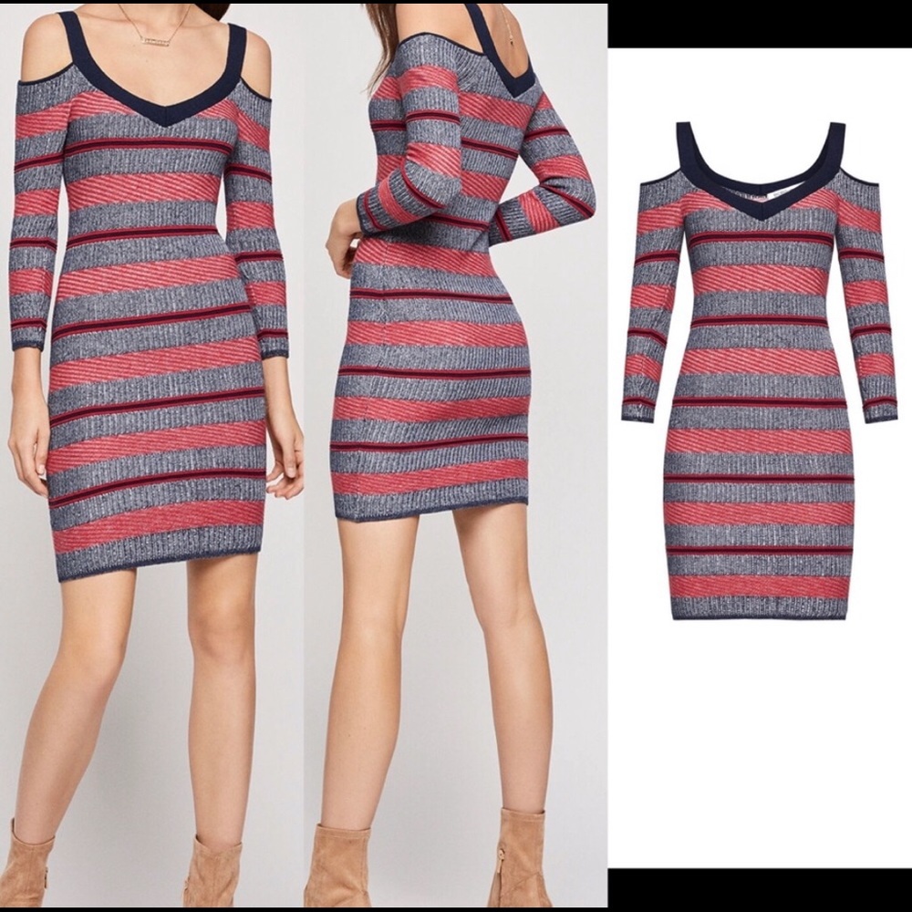 BCBGeneration szL cold shoulder bodycon dress